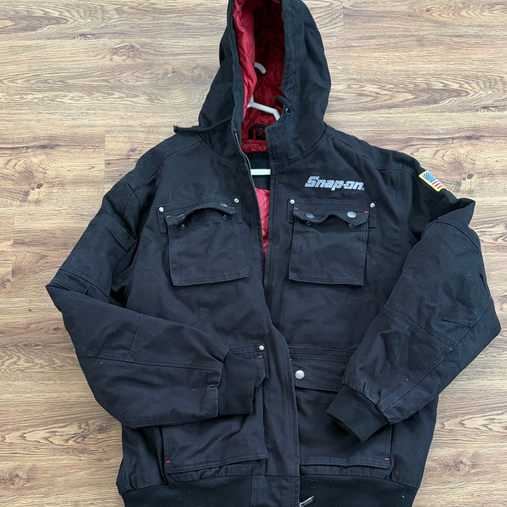Snap-on Black Coat
